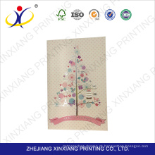 Fábrica de fornecimento de preço atraente artesanal decoração cartão, cartão branco